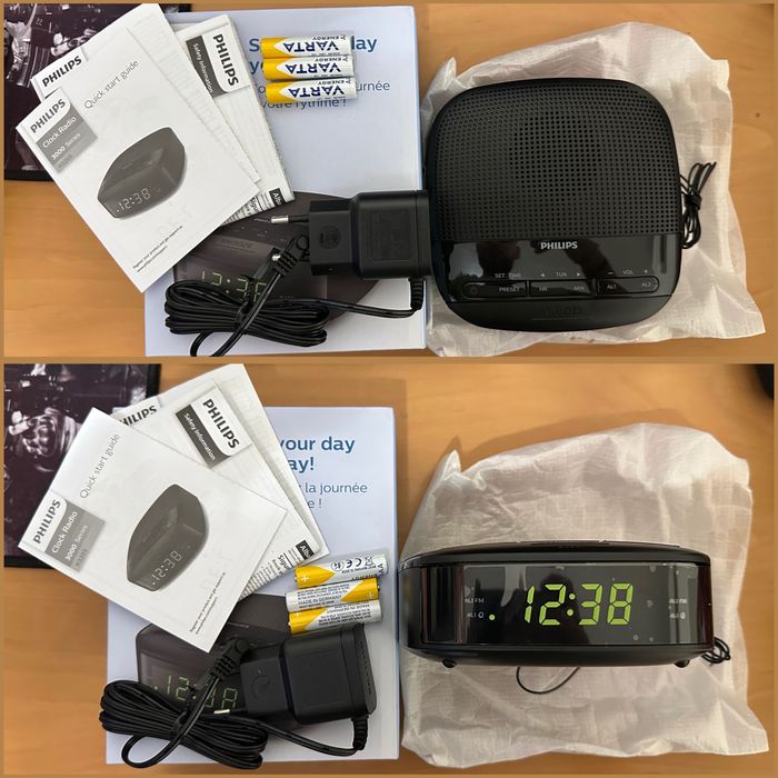 Philips TAR3205/12 Радиочасовник с FM радио и двоен будилник – нов
