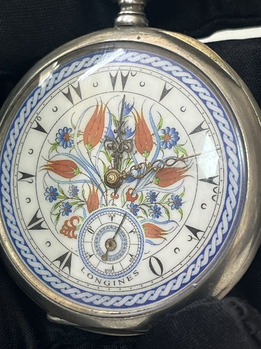 Джобен часовник Longines 1916-1917г. – сребро 0.800