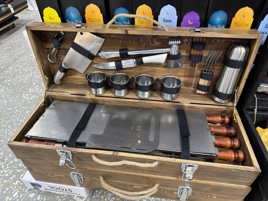 Мужской подарочный набор шампуров Доставка есть!