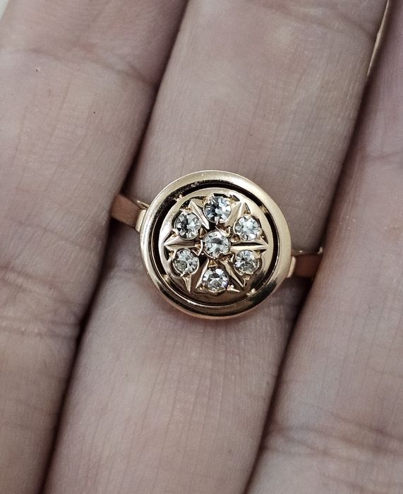 Тарелочка бриллианты 583СССР