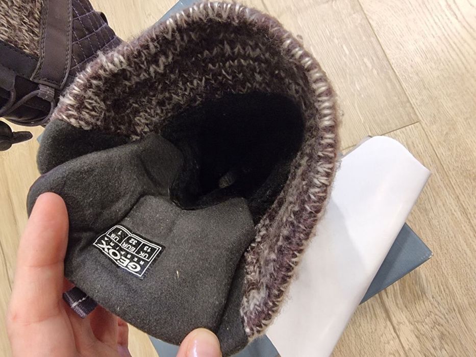 Детские зимние сапоги на девочку Geox Respira 32 размер