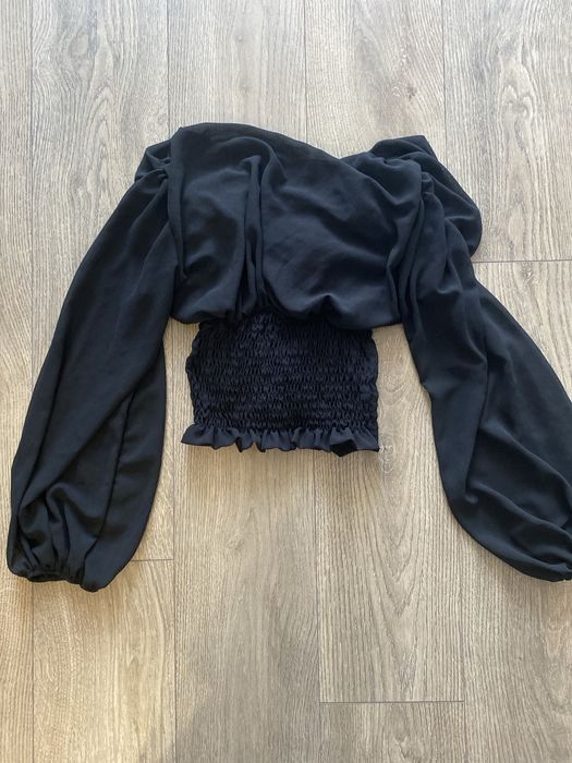 Черна дамска риза