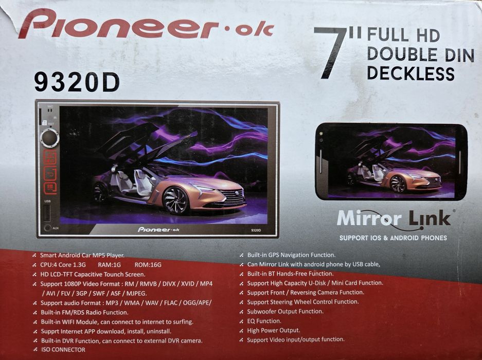 Продам автомагнитолу 2din