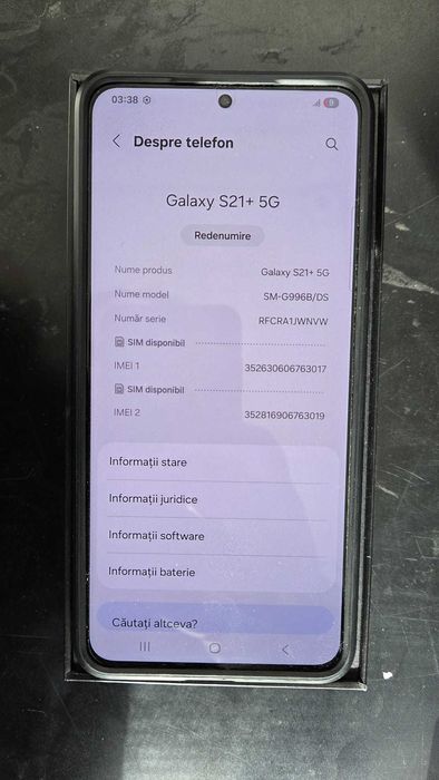 Samsung S 21 Plus, 5G 128 gb