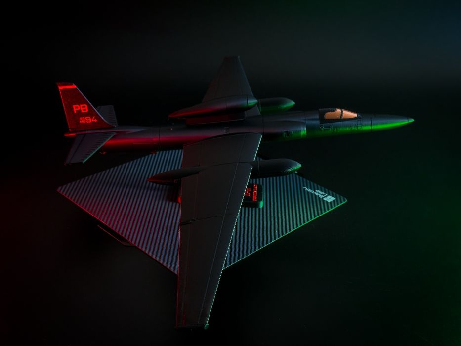Machetă Avion U-2 Dragon Lady - Scara 1:48 (65cm Wingspan) – Snapkit / Print 3D
