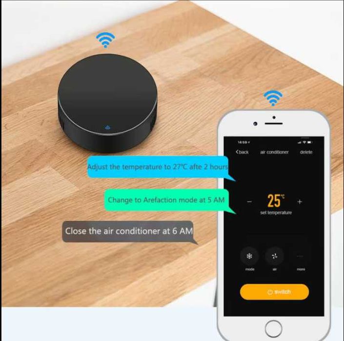 Пульт ДУ универсальный с ИК-подсветкой и поддержкой Wi-Fi