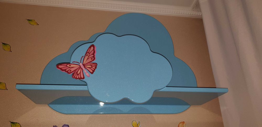Полки для детской комнаты "Облака"
