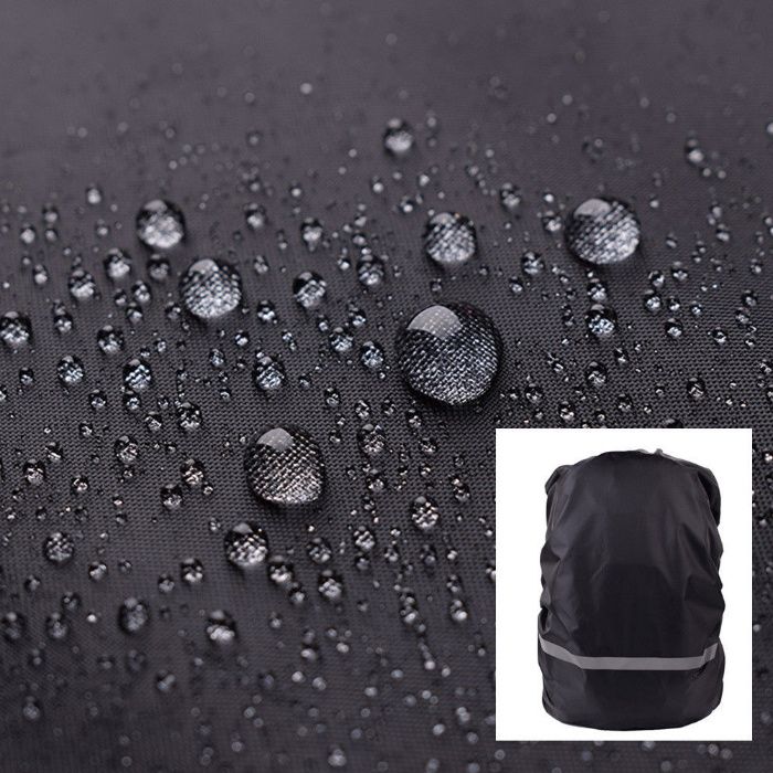 Folie protectoare, reflectorizanta rucsac 30-40 L pentru ploaie, noapt
