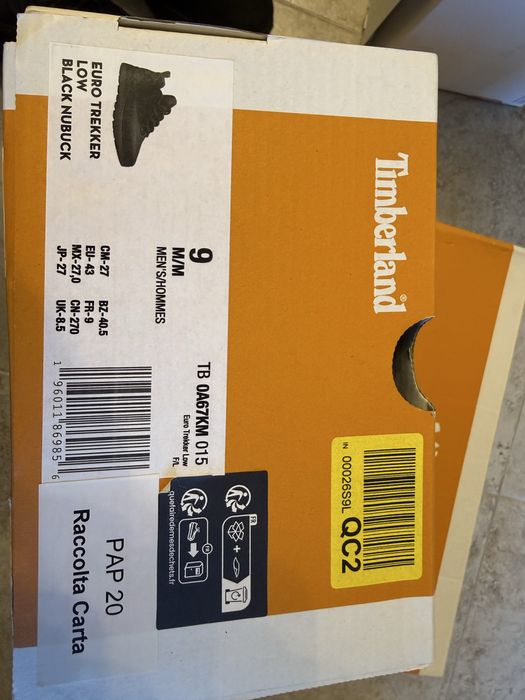 Timberland набук естествен