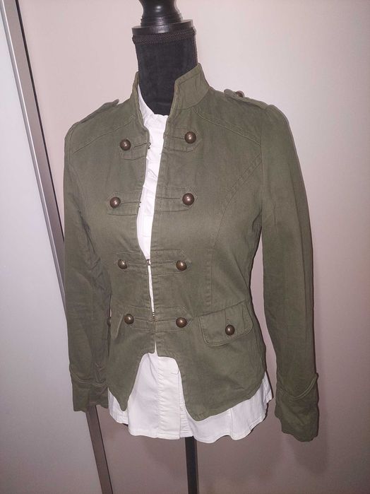 Jacheta military Zara kaki