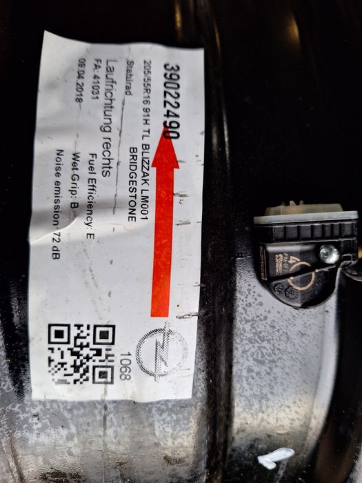 С ДАТЧИЦИ-Опел-16цола-5/105-ЕТ-41:Ж-6/1,2-оригинални