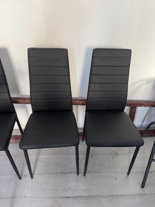 scaun nou living, holl, bucatarie, cadru metalic