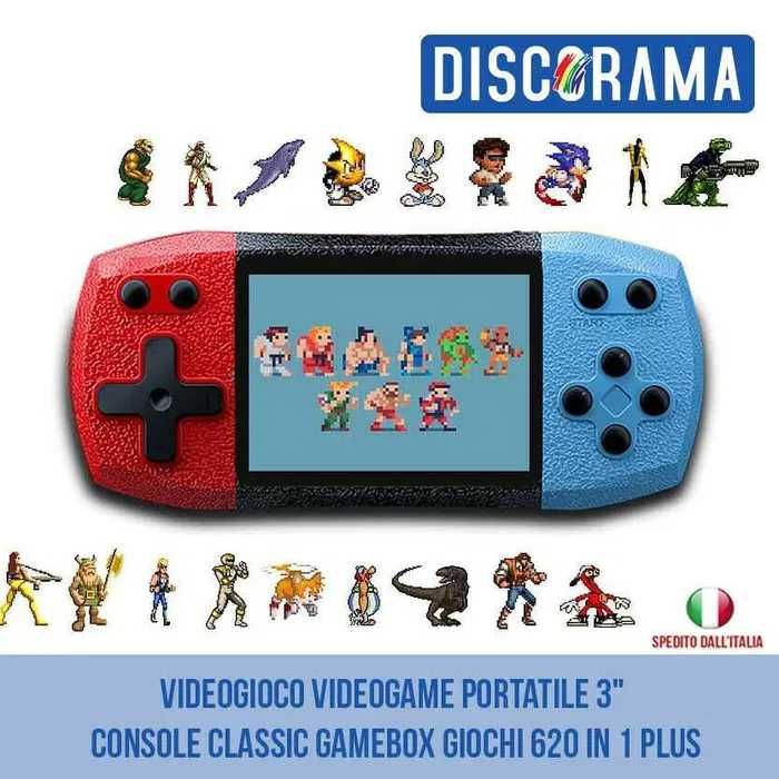 Ретро Джобна игра играчка с 620 вградени игри конзола nintendo sega тв