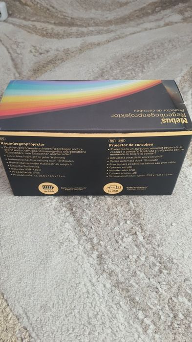 Proiector Curcubeu Mebus pentru Cameră Copii și Ambient Relaxant