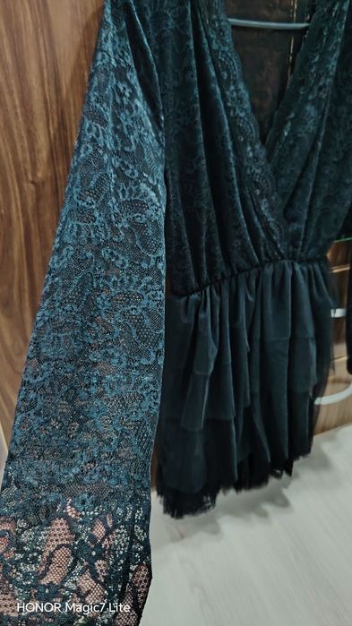 Rochie scurta eleganta dantela mărimea S-M