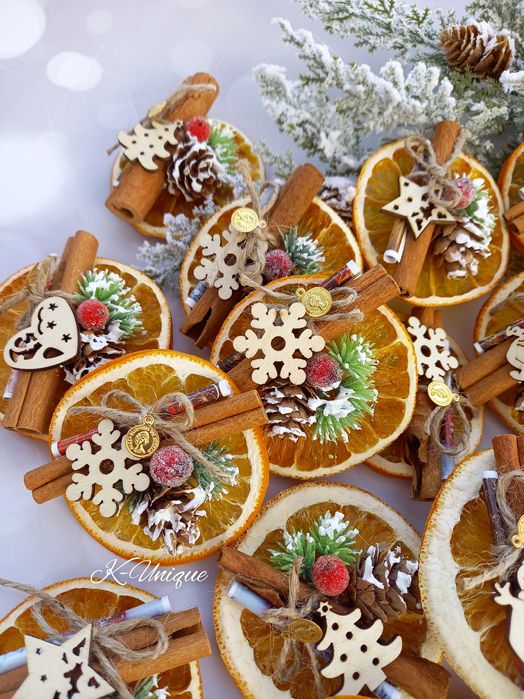 Коледни късмети с портокал и канела