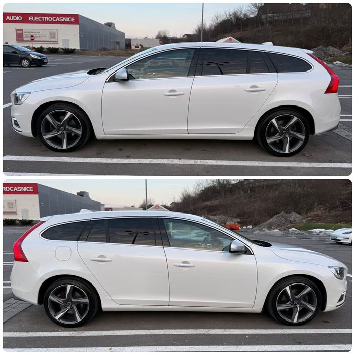 Volvo V60 R-Design 2.0 5 Cilindrii Alb Perlat  Incalzire scaune Trapa