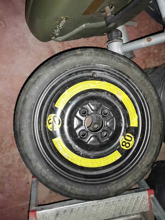 Джанти с гуми комплект и резервна гума за WV Голф 3 13 цола