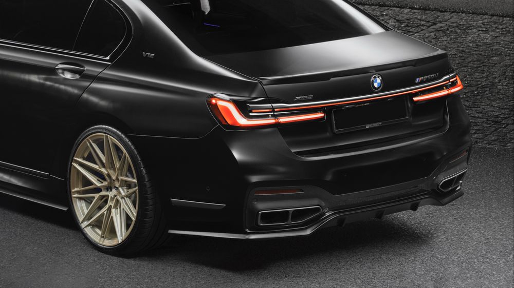 Difuzor ornament bara spate evacuare BMW G11 G12 seria 7