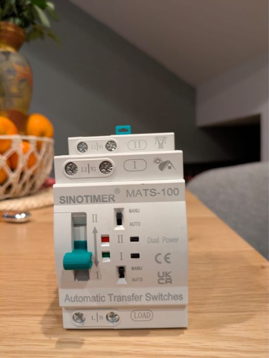 Sinotimer MATS-100 comutator transfer manual/automat