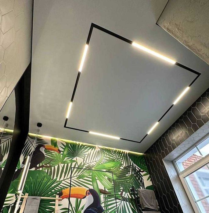 Натяжные потолки под ключ