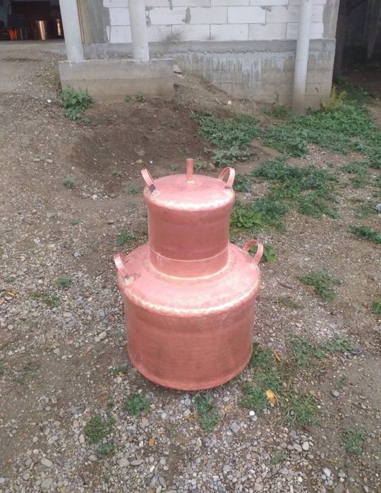 Vindem cazane de țuică 70litre fund 3mm parte 2mm capac 1mm