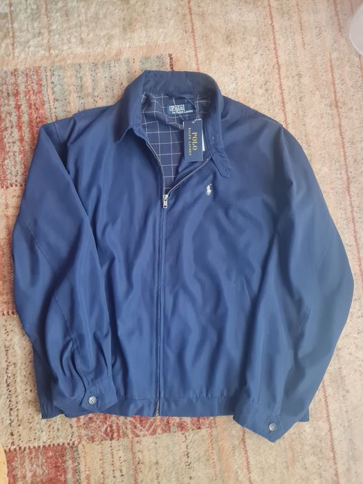 Geaca Ralph Lauren  albastru + bej windbreaker marimea L