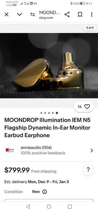 Căști Moondrop ILLIMINATION iem n5