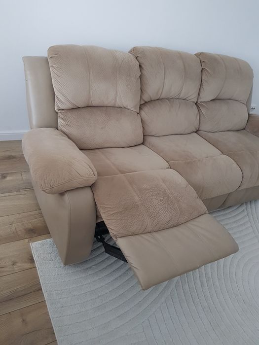 Canapea cu recliner 3 locuri Pasadena- Mobexpert