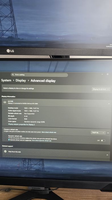 Vand monitor gaming