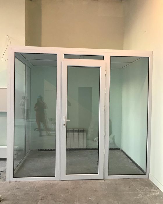 Пластиковые перегородки двери окна