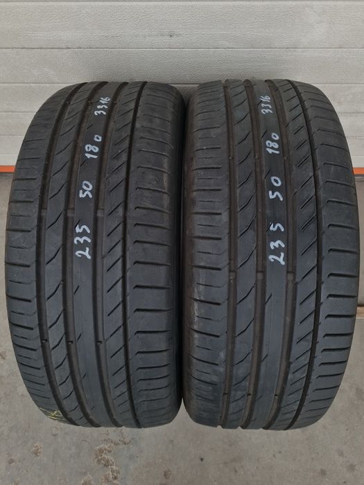 Летни гуми 2 броя CONTINENTAL ContiSportContact5 235 50 R18 дот 3316