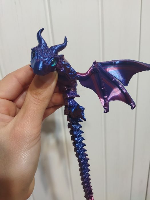 3D принтирано драконче с крила