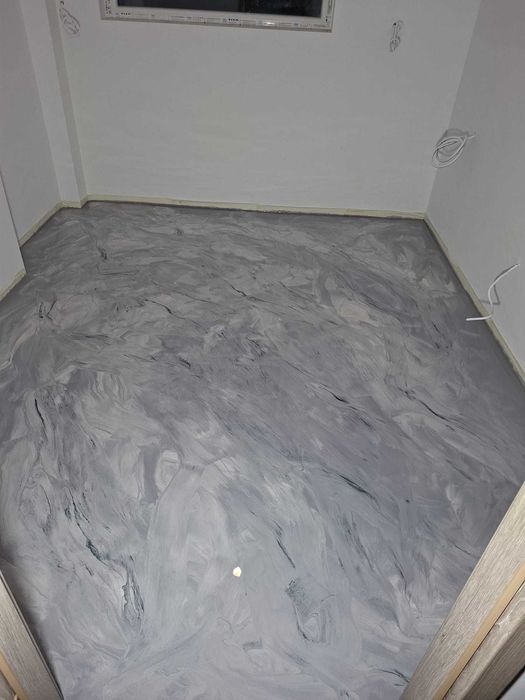 Pardoseli epoxidice si efecte decorative podea si pereti