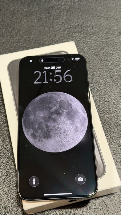 iPhone 15 Pro Max 1TB – Black Titanium – baterie 85% – cutie