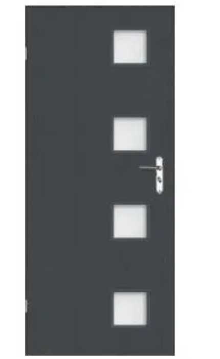 usa interior, 3+2 buc complete, foaie usa+toc+clanta, wenge -Hornbach