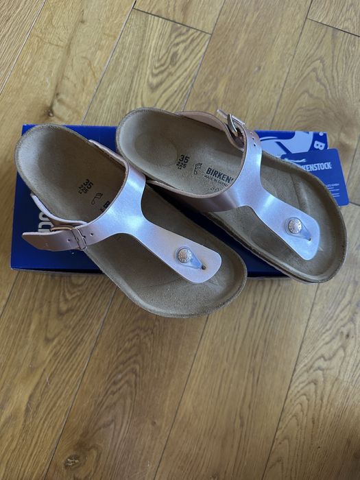 Birkenstock Gizeh rose gold 35