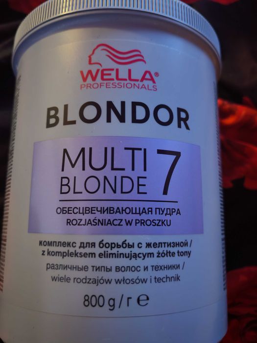 Decolorant de par profesional  Wella blond multi 7 - 800 gr si oxidant