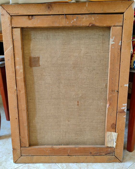 Старинна Картина на Русенска Художничка Менча Соколова 1970те г.