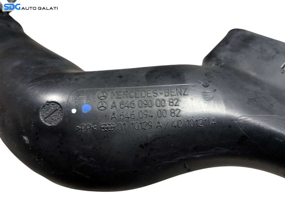 Furtun Conducta Tub Tubulatura Admisie Aer Mercedes Clasa C Class W203 2.2 CDI 2001 - 2007 Cod A6460940397 A6460900082 A6460940082 [N4129]