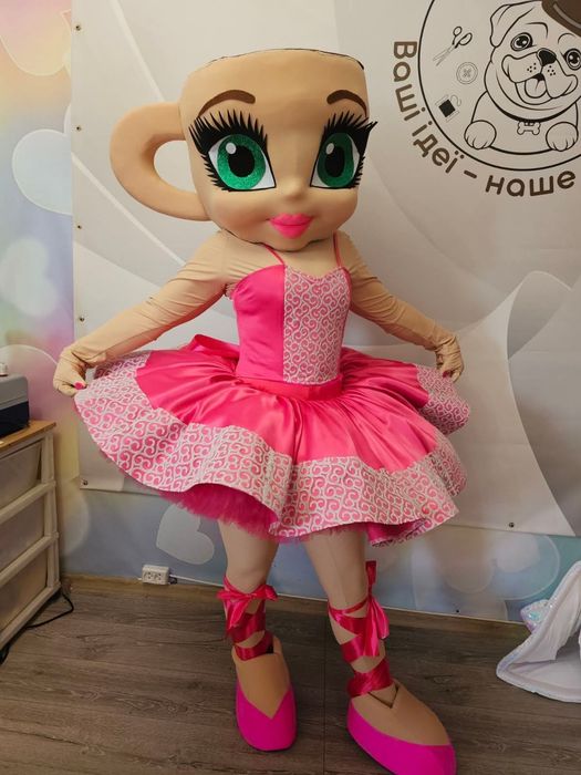 Costume Cosplay Mascote de Balerina Cappucina  delux versiune, nou