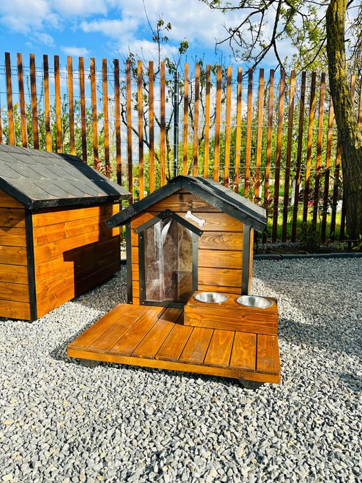 Cușcă câine clasică izolată termic - protecție iarnă-vară