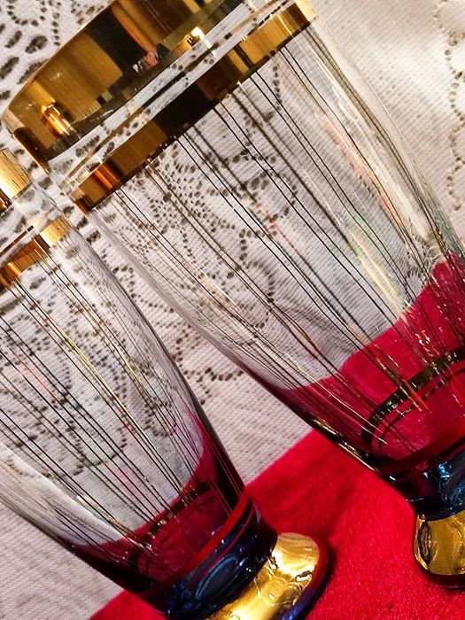 З выскоких стакана Богемия (СССР)