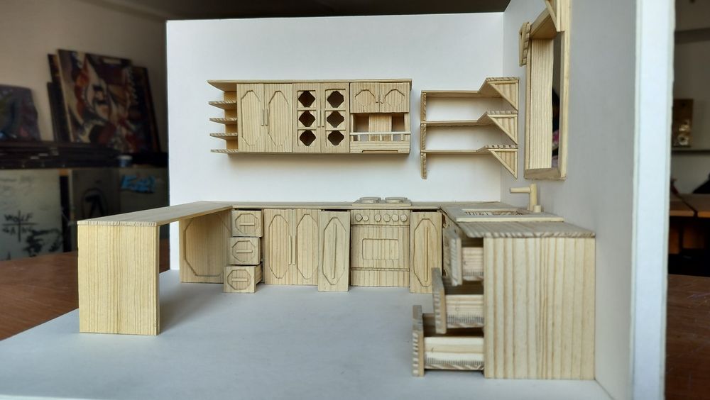 Кухня для кукол/кукольного домика