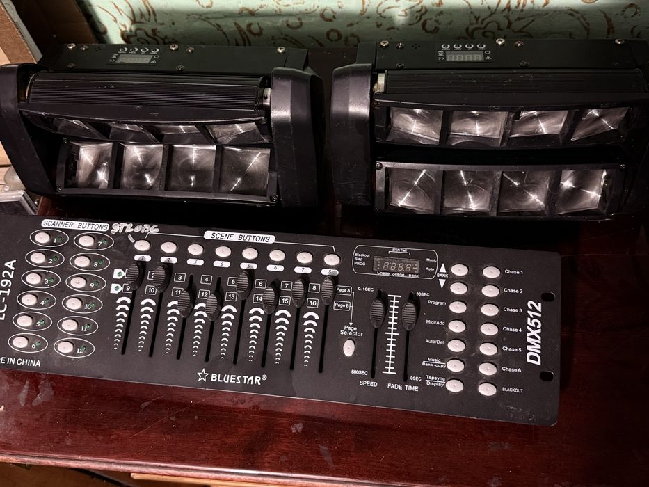 Controler dmx+ lumini