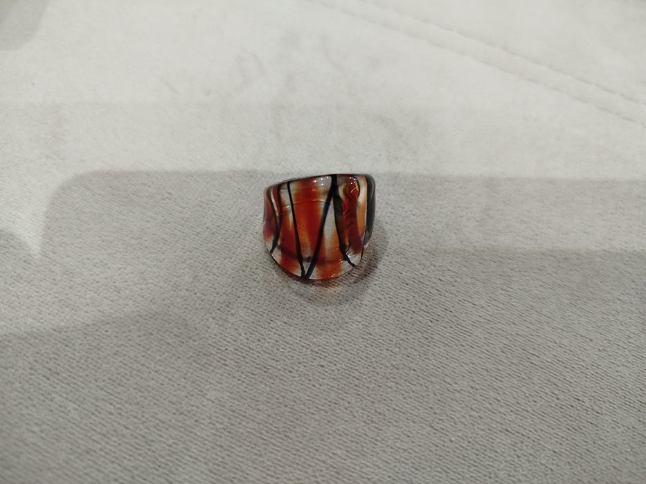 Мурано пръстен и висулка сърце