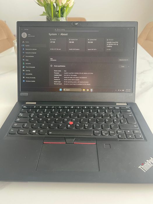 Pachet Lenovo ThinkPad L15 și L13
