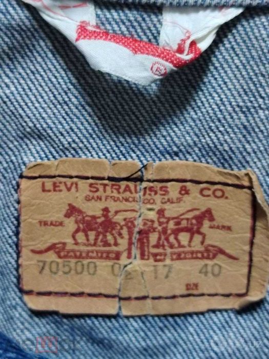 Levi's Trucker Type III Джинсовая Куртка 44-46р / Made in France