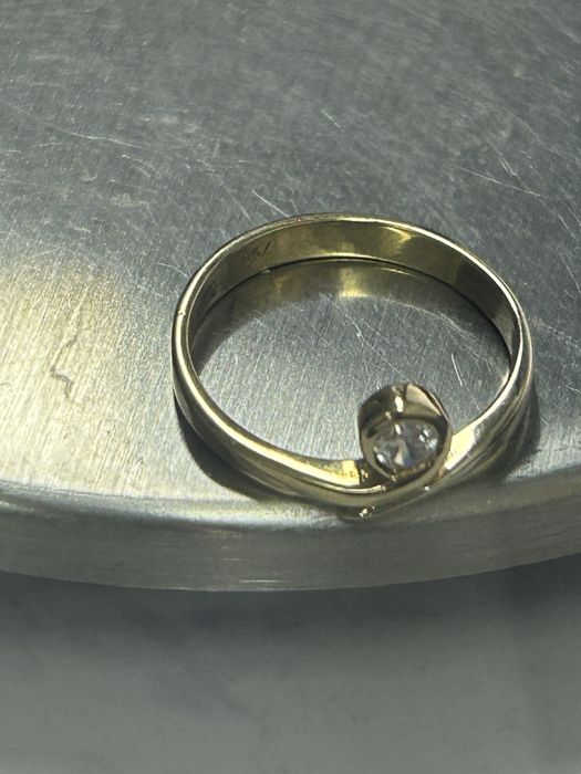 Кольцо желтое золото 585