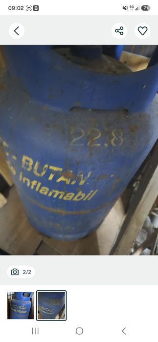 Butelie goala gaz